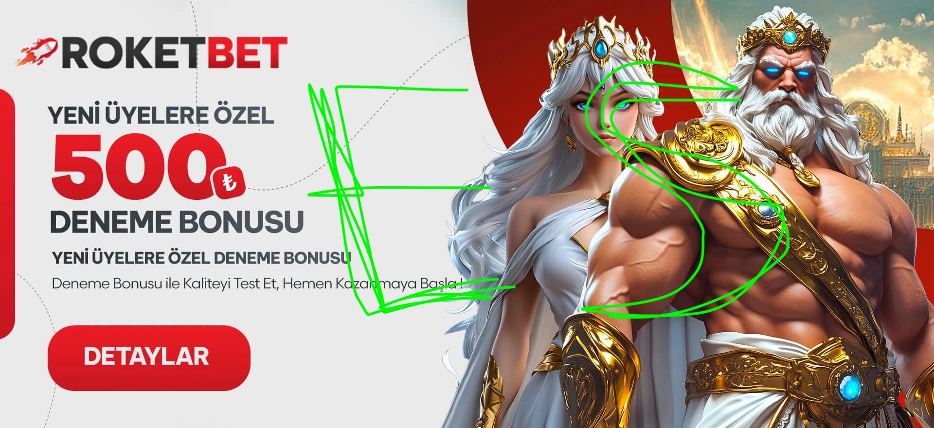500₺ Deneme Bonusu (Freebet / Freespin)